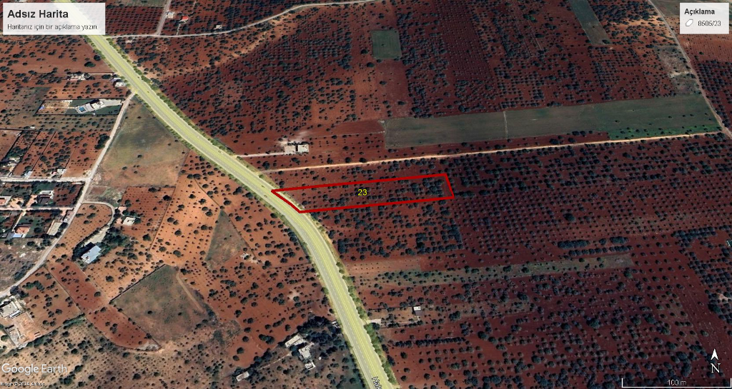BAĞLARBAŞI'NDA SATILIK KİLİS YOLU (HALEP BULVARI) ÜZERİNDE HAM A-2 VİLLA ARSASI - Sarıgelin Gayrimenkul